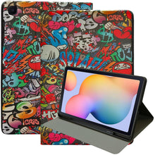 Load image into Gallery viewer, ProElite Smart Multi Angle case Cover for Samsung Galaxy Tab S6 Lite 10.4 Inch 2024 SM-P610/P615 with S Pen Holder, Hippy