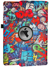 Load image into Gallery viewer, ProElite 360 Rotatable Smart Flip Case Cover for Apple iPad 9.7 inch 2018/2017 5th/6th Generation Air 1 Air 2 with Stylus Pen, Hippy