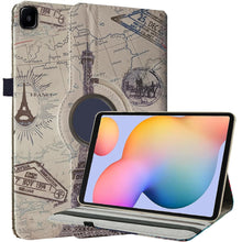 Load image into Gallery viewer, ProElite Cover for Samsung Galaxy Tab S6 Lite 10.4 inch Cover Case, 360 Rotatable Smart Flip Case Cover for Samsung Galaxy Tab S6 Lite 10.4 Inch 2024 SM-P610/P615 Tablet, Eiffel