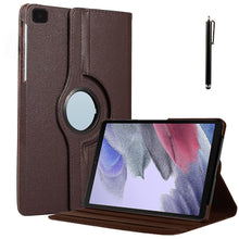 Load image into Gallery viewer, ProElite Cover for Galaxy A7 Lite Cover Case, 360 Rotatable Smart Flip Case Cover for Samsung Galaxy Tab A7 Lite 8.7" SM-T220/T225 Tablet with Stylus Pen, Brown