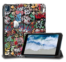 Load image into Gallery viewer, ProElite Case Cover for Nokia Tab T10 8 inch Case, Smart Trifold Flip case Cover for Nokia Tab T10 8 inch Tablet, Hippy