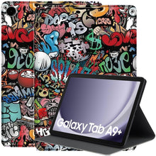 Load image into Gallery viewer, ProElite Book Cover Case for Galaxy Tab A9 Plus 11 inch Cover, Smart flip case Book Cover for Samsung Galaxy Tab A9+ 11 inch, Hippy
