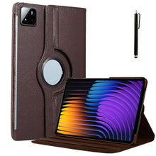 Load image into Gallery viewer, ProElite Cover for Xiaomi Mi Pad 7/7 Pro 11.2 inch Case, 360 Rotatable Flip Case for Xiaomi Mi Pad 7/7 Pro 11.2 inch, Support Auto Sleep Wake, Brown
