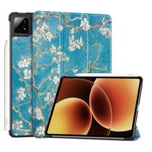 Load image into Gallery viewer, ProElite Cover for Xiaomi Mi Pad 8/8 Pro/Mi Pad 7/7 Pro 11.2 inch Cover Case, Trifold Flip Case Cover, Support Auto Sleep Wake, Flowers