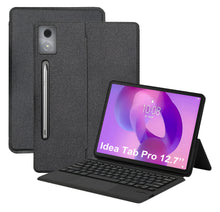 Load image into Gallery viewer, ProElite Wireless Bluetooth TouchPad Keyboard Case Cover for Lenovo Idea Tab Pro 12.7 inch 2025 Magnetic Wireless Bluetooth TouchPad Keyboard, Black