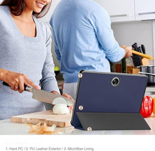 Load image into Gallery viewer, ProElite Cover for OnePlus Pad 2 12.1 inch Cover, Trifold Flip Case Cover for OnePlus Pad 2 12.1 inch Support Auto Sleep Wake, Dark Blue