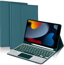 Load image into Gallery viewer, ProElite Keyboard case for Lenovo Tab Plus 11.5 inch Magnetic Detachable Wireless Bluetooth Keyboard with Built-in 7-Colors Backlit, Dark Green