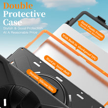 Load image into Gallery viewer, ProElite Cover for Galaxy Tab A11 Plus 11 inch 2025 Cover, Rugged 3 Layer Armor case Cover for Galaxy Tab A11 Plus 11 inch 2025 with Hand Grip & Rotating Kickstand with Shoulder Strap, Black