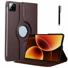 Load image into Gallery viewer, ProElite Cover for Xiaomi Mi Pad 8/Pad 8 Pro 11.2 inch Cover, 360 Rotatable Flip Case (Support Auto Sleep Wake), Brown