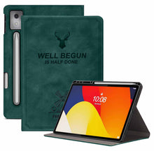 Load image into Gallery viewer, ProElite Cover for Moto Pad 60 Pro 12.7 inch 2025 Case Cover, Deer Smart Flip Case Cover for Moto Pad 60 Pro 12.7 inch 2025 Tablet with Pen Holder, Dark Green