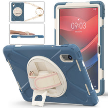 Load image into Gallery viewer, ProElite Cover for Lenovo Tab M11/K11 11 inch Cover Case, Rugged 3 Layer Armor case Cover for Lenovo Tab M11/K11 11 inch with Hand Grip & Rotating Kickstand with Shoulder Strap, Cornflower Blue