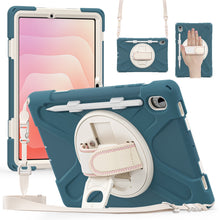 Load image into Gallery viewer, ProElite Cover for Samsung Galaxy Tab S11 11 inch Cover, Rugged 3 Layer Armor case Cover for Samsung Galaxy Tab S11 11 inch with Hand Grip & Rotating Kickstand with Shoulder Strap, Cornflower Blue