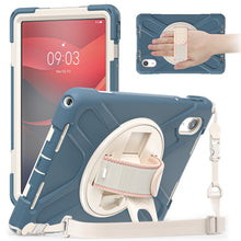 Load image into Gallery viewer, ProElite Cover for Lenovo Tab M11/K11 11 inch Cover Case, Rugged 3 Layer Armor case Cover for Lenovo Tab M11/K11 11 inch with Hand Grip & Rotating Kickstand with Shoulder Strap, Cornflower Blue