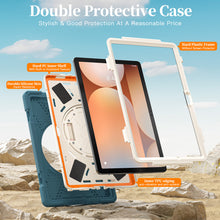 Load image into Gallery viewer, ProElite Cover for Galaxy Tab A11 Plus 11 inch 2025 Cover, Rugged 3 Layer Armor case cover for Galaxy Tab A11 Plus 11 inch 2025 with Hand Grip & Rotating KickStand with Shoulder Strap, Cornflower Blue