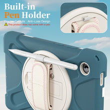 Load image into Gallery viewer, ProElite Cover for Samsung Galaxy Tab A11 8.7 inch 2025 Cover, Rugged 3 Layer Armor case cover for Galaxy Tab A11 8.7 inch 2025 with Hand Grip & Rotating KickStand with Shoulder Strap, Cornflower Blue