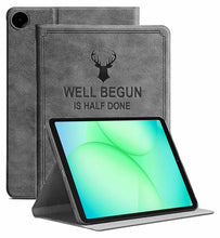 Load image into Gallery viewer, ProElite Cover for Samsung Galaxy Tab A11 8.7 inch/A9 8.7", Deer Flip case Cover for Samsung Galaxy Tab A9/A11 8.7 inch, Grey