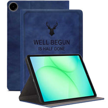 Load image into Gallery viewer, ProElite Cover for Samsung Galaxy Tab A11 8.7 inch /A9 8.7 ", Deer Flip case Cover for Samsung Galaxy Tab A9/A11 8.7 inch, Dark Blue