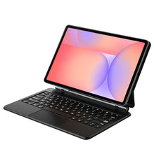 Load image into Gallery viewer, ProElite Magnetic Bluetooth TouchPad Keyboard case for Galaxy Tab S9 FE 10.9/S10 FE 10.9/S9/S8/S7 11 inch Tablet, Floating Cantilever Design with Built-in Colourful backlit TouchPad keyboard, Black