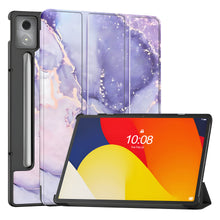 Load image into Gallery viewer, ProElite Cover for Moto Pad 60 Pro 12.7 inch 2025 Cover Case, Sleek Smart Flip Case cover for Moto Pad 60 Pro 12.7 inch 2025 Support Auto Sleep Wake, Marble Purple