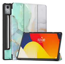 Load image into Gallery viewer, ProElite Cover for Moto Pad 60 Pro 12.7 inch 2025 Cover Case, Sleek Smart Flip Case Cover for Moto Pad 60 Pro 12.7 inch 2025 Support Auto Sleep Wake, Marble Green