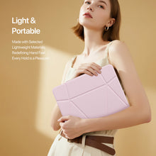 Load image into Gallery viewer, ProElite Versatile Tablet Stand case for Apple iPad A16 10th/11th Gen Case, Smart flip Case with Stable Stands with Pencil Holder for iPad A16 10th/11th Gen, Pink