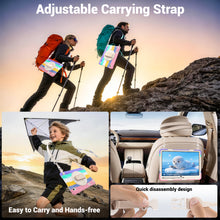 Load image into Gallery viewer, ProElite Cover for Galaxy Tab S12 Plus 12.6 inch 2026 Case, Rugged 3 Layer Armor case Cover for Galaxy Tab S12 Plus 12.6 inch with Hand Grip & Rotating Kickstand with Shoulder Strap, Rainbow Pink