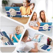 Load image into Gallery viewer, ProElite Cover for Samsung Galaxy Tab S10 FE Plus 13.1 inch, Rugged 3 Layer Armor case for Samsung Galaxy Tab S10 FE Plus 13.1 inch with Rotating Kickstand, Rainbow Blue