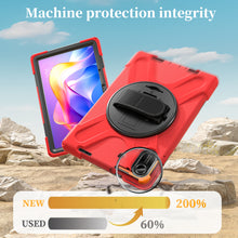 Load image into Gallery viewer, ProElite for Xiaomi Redmi Pad 2 11 inch Case, Rugged 3 Layer Armor case Cover for Xiaomi Redmi Pad 2 11 inch Case with Hand Grip and Rotating Kickstand with Shoulder Strap, Red