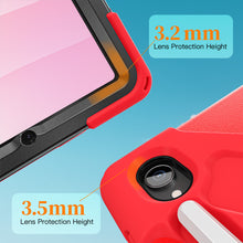Load image into Gallery viewer, ProElite Cover for Samsung Galaxy Tab S11 11 inch Cover Case, Rugged 3 Layer Armor case Cover for Samsung Galaxy Tab S11 11 inch with Hand Grip & Rotating Kickstand with Shoulder Strap, Red