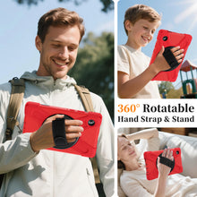 Load image into Gallery viewer, ProElite Cover for Samsung Galaxy Tab A11 8.7 inch 2025 Cover, Rugged 3 Layer Armor case Cover for Galaxy Tab A11 8.7 inch 2025 with Hand Grip & Rotating Kickstand with Shoulder Strap, Red