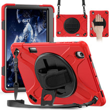 Load image into Gallery viewer, ProElite Cover for Samsung Galaxy Tab S12 Plus 12.6 inch 2026 Case, Rugged 3 Layer Armor case Cover for Galaxy Tab S12 Plus 12.6 inch with Hand Grip & Rotating Kickstand with Shoulder Strap, Red