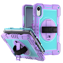 Load image into Gallery viewer, ProElite for Xiaomi Redmi Pad 2 11 inch Case, Rugged 3 Layer Armor case Cover for Xiaomi Redmi Pad 2 11 inch Case with Hand Grip and Rotating Kickstand with Shoulder Strap, Purple Blue