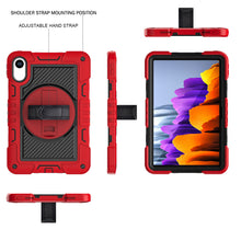 Load image into Gallery viewer, ProElite for Xiaomi Redmi Pad 2 11 inch Case, Rugged 3 Layer Armor case Cover for Xiaomi Redmi Pad 2 11 inch Case with Hand Grip and Rotating Kickstand with Shoulder Strap, Red