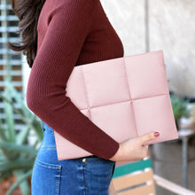 Load image into Gallery viewer, ProElite Puffy Tablet Sleeve Case Upto 13.3 inch for Galaxy Tab S10 Fe+/S9 FE+/S7+/S8 Plus/S9 Plus/S7 FE 12.4", iPad Pro 12.9", MacBook Air/Pro Retina, Microsoft Surface Pro 4/5/6/7/8/9, Light Pink