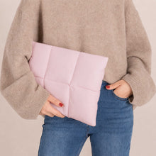 Load image into Gallery viewer, ProElite Puffy Tablet Sleeve Case Upto 13.3 inch for Galaxy Tab S10 Fe+/S9 FE+/S7+/S8 Plus/S9 Plus/S7 FE 12.4", iPad Pro 12.9", MacBook Air/Pro Retina, Microsoft Surface Pro 4/5/6/7/8/9, Light Pink