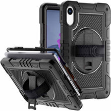 Load image into Gallery viewer, ProElite for Xiaomi Redmi Pad 2 11 inch Case, Rugged 3 Layer Armor case Cover for Xiaomi Redmi Pad 2 11 inch Case with Hand Grip and Rotating Kickstand with Shoulder Strap, Black