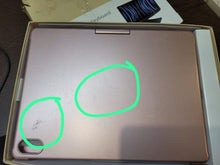 Load image into Gallery viewer, {Refurbished }ProElite Rotatable Wireless Bluetooth TouchPad Keyboard flip case Cover for Apple iPad (A16) 11th/10th Generation 2025/2022, Built-in 7-Colors Backlit, Rose Gold