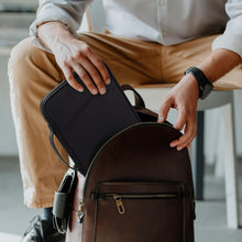 Load image into Gallery viewer, ProElite Polyster Tablet Sleeve Case Upto 11.5 inch for iPad 10.2/10.9/Pro 11/Lenovo/Galaxy Tab A9 Plus/S7/S8/S9/Realme Pad/Redmi Pad/Honor Pad X9/Mi Pad 7/Moto Tab G62/Oneplus Pad Tablet, Black