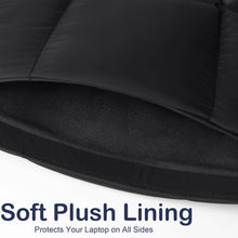 Load image into Gallery viewer, ProElite Puffy Tablet sleeve Case upto 13.3 inch for Samsung Galaxy Tab S10 Fe+/S9 FE+/S7+/S8 Plus/S9 Plus/S7 FE 12.4", iPad Pro 12.9", MacBook Air/Pro Retina, Microsoft Surface Pro 4/5/6/7/8/9, Black