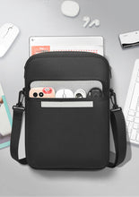 Load image into Gallery viewer, ProElite Tablet Sleeve Bag Upto 9-11 inch for iPad 10.2/10.9/Pro 11/Lenovo/Galaxy Tab A9 Plus/S8/S9/Realme Pad/Honor Pad/Oppo/Mi pad 7/Redmi Pad,Oneplus Pad, Handle with Shoulder Strap, Black