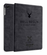 Load image into Gallery viewer, ProElite Case Cover for Samsung Galaxy Tab A11 Plus 11 inch 2025 Case, Deer Flip case Cover for Samsung Galaxy Tab A11 Plus 11 inch 2025 Case with Pen Holder, Black
