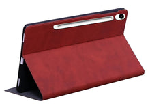 Load image into Gallery viewer, ProElite Case Cover for Samsung Galaxy Tab S10 FE Plus 13.1 inch Case, Deer Flip case Cover for Samsung Galaxy Tab S10 FE Plus 13.1 inch with Pen Holder, Wine Red