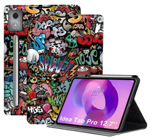 Load image into Gallery viewer, ProElite Book Cover Case for Lenovo Idea Tab Pro 12.7 inch 2025,Smart flip case Book Cover for Lenovo Idea Tab Pro 12.7 inch Tablet with Pen Holder, Hippy