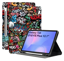 Load image into Gallery viewer, ProElite Book Cover Case for Samsung Galaxy Tab S10 FE Plus 13.1 inch Cover, Smart flip case Book Cover for Samsung Galaxy Tab S10 FE Plus 13.1 inch Cover with Pen holder, Hippy