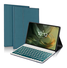 Load image into Gallery viewer, ProElite Keyboard Case for Motorola Pad 60 Neo 11 inch 2025 Cover, Magnetic Detachable Wireless Bluetooth Keyboard for Motorola Pad 60 Neo 11 inch 2025, Dark Green