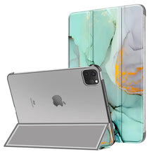 Load image into Gallery viewer, ProElite Case for iPad Air 11" M3/M2 2025/2024, Air 5th Gen 2022/iPad Air 4th Gen 2020 10.9 Inch, Slim Hard PC Translucent Back Shell Smart Cover Fit iPad Air 11 M3/M2 & Air 10.9 Case, Marble Green