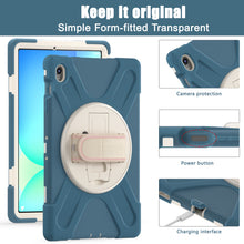 Load image into Gallery viewer, ProElite Cover for Samsung Galaxy Tab S10 FE Plus 13.1 inch, Rugged 3 Layer Armor case for Samsung Galaxy Tab S10 FE Plus 13.1 inch with Rotating Kickstand, Cornflower Blue