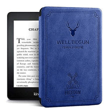 Load image into Gallery viewer, ProElite Case Cover for Kindle Paperwhite 12th Gen 7 inch Case, Smart Deer Flip case Cover for Amazon Kindle Paperwhite 12th Gen 7 inch Model, Dark Blue