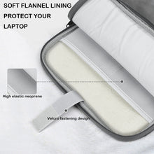 Load image into Gallery viewer, ProElite Tablet Sleeve Bag Upto 9-11 inch for iPad 10.2/10.9/Pro 11/Lenovo/Galaxy Tab A9 Plus/S8/S9/Realme Pad/Honor Pad/Oppo/Mi pad 7/Redmi Pad,Oneplus Pad, Handle with Shoulder Strap, Dark Grey