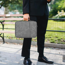 Load image into Gallery viewer, ProElite Polyster Tablet Sleeve Case Upto 13.3 inch for Samsung Galaxy Tab S9 FE+/S7/S8 Plus/S9 Plus/S7 FE 12.4", iPad Pro 12.9", MacBook Air/Pro Retina, Microsoft Surface Pro 4/5/6/7/8/9, Dark Grey